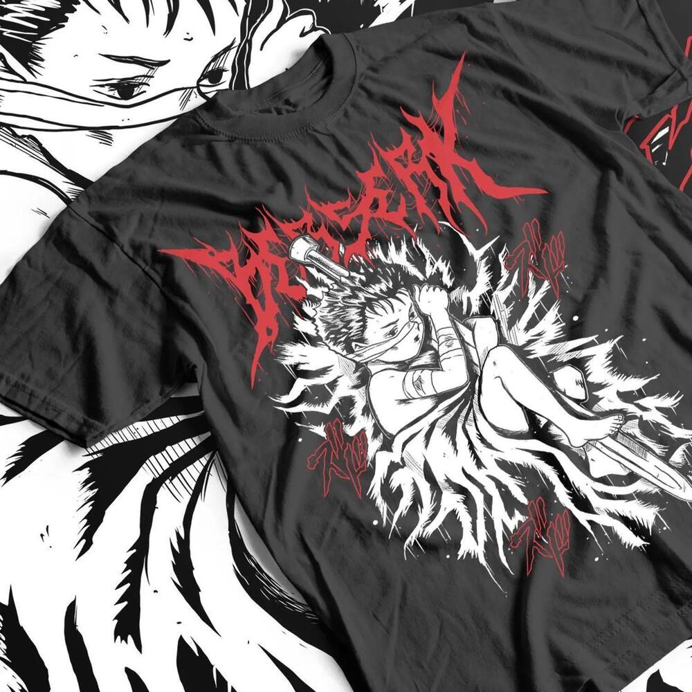 Anime Berk Special Unisex T-Shirt, Anime Manga Shirt, Anime Shirt, Black
